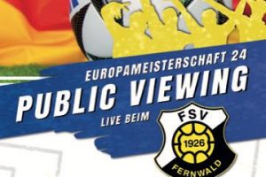 FSV Fernwald – EM 2024 im Sportheim
